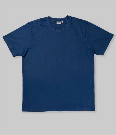 Navy blue cotton T